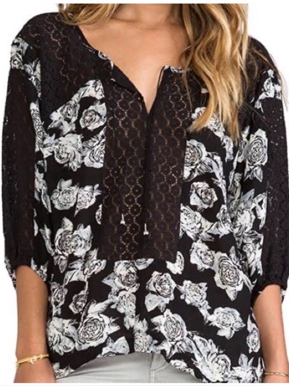 FREE People Moon River Blouse